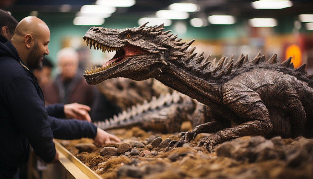 What to discover in a dinosaur store?